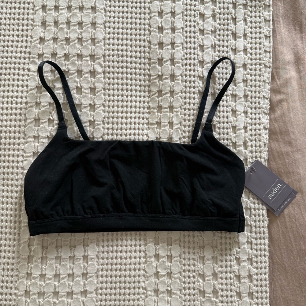NEW Auden Classic Black‎ Bralette Size S